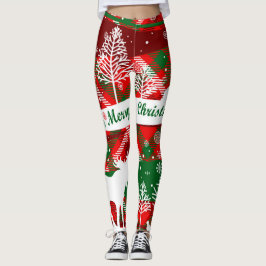 Zeer Schattige Vrolijk Kerst Leggings