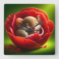 Zeer Schattigee Baby Muis Slapen