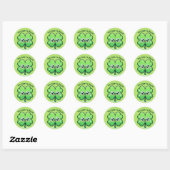 ZEER Schattigee St Patrick's Day Stickers (Vel)