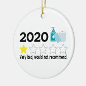 Zeer slecht zou 2020 één sterrenReview niet aanbev Keramisch Ornament (Links)