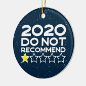 Zeer slecht zou 2020 één sterrenReview niet aanbev Keramisch Ornament (Links)
