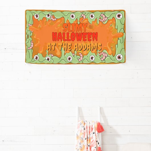 Zeer slijmerige Halloween Banner (Insitu)