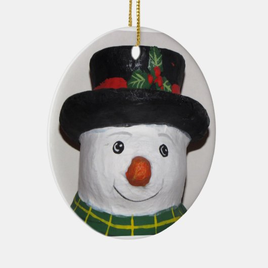 Zeer snel Snowman Ornament (Rechts)