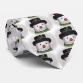 Zeer snel Snowman Stropdas (Opgerold)