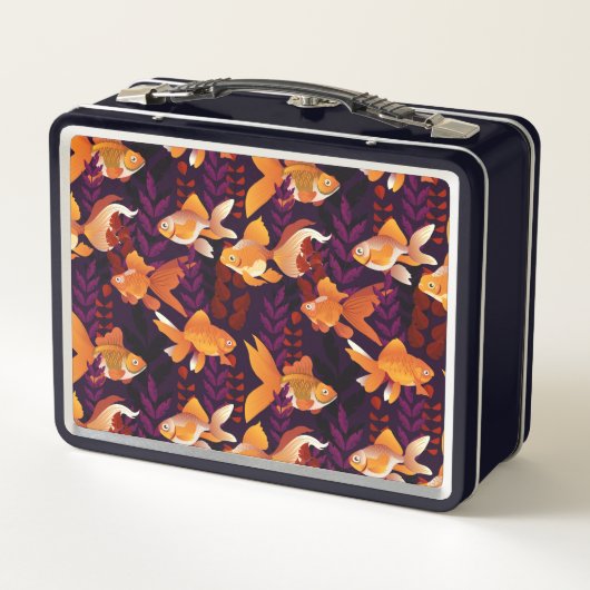 Zeer snelle Goldfish Metal Lunch Box (Achterkant)