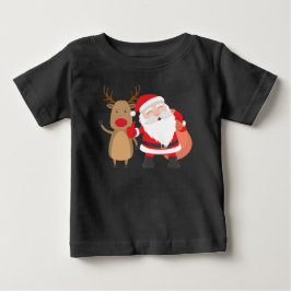 Zeer snelle kerstman en rendier | Shirt
