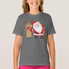 Zeer snelle kerstman en rendier | Shirt