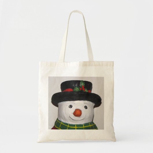 Zeer snelle Snowman Canvas tas (Voorkant)