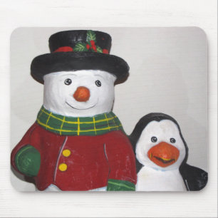 Zeer snelle Snowman- en Vriendelijke Muismat