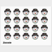 Zeer snelle Snowman Sticker (Vel)