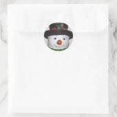 Zeer snelle Snowman Sticker (Tas)