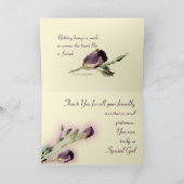 Zeer speciaal-aanpassen elke gelegenheid - Geperso Bedankkaart (Binnen)