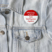 Zeer speciaal geheim agent (3) ronde button 5,7 cm (In situ)