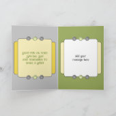 Zeer speciaal nichtje voegt foto grijs toe kaart (Binnen)