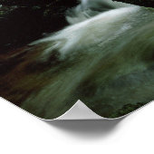 Zeer speciaal Poster Woodland Stream. (Hoek)