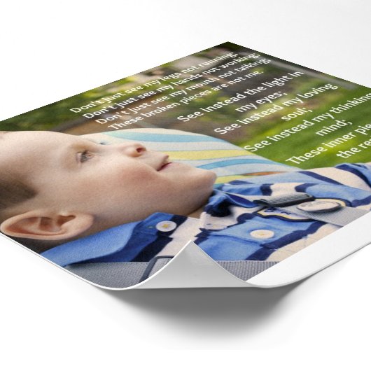 Zeer speciale behoeften Zie Poster (Hoek)