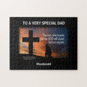 ZEER SPECIALE DAD Christelijk Legpuzzel (Horizontaal)