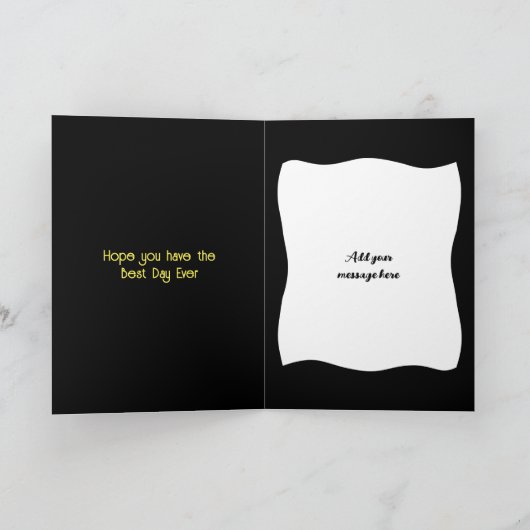 Zeer speciale gefeliciteerde grootvader zwarte gee kaart (Binnen)