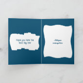 Zeer speciale Grootsfotooceaan blauwe verjaardag Kaart (Binnen)