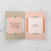 Zeer speciale kleindochter voegt foto-naam bruin t kaart (Binnen)