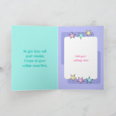 Zeer speciale nichtroze paarse fotoverjaardag kaart (Binnen)