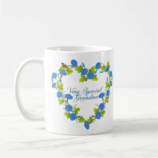 Zeer speciale oma koffiemok (Links)