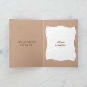 Zeer speciale opa gefeliciteerd verjaardag bruin kaart (Binnen)