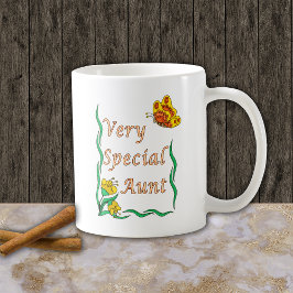 Zeer speciale tante vlinder koffiemok