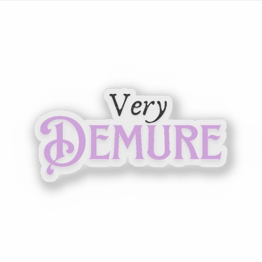 Zeer streng sticker (Voorkant)