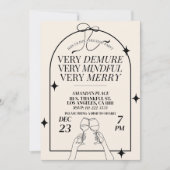 Zeer strenge Vrienden als kerstdiner Kaart (Voorkant)