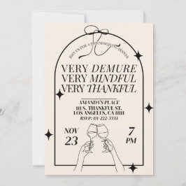 Zeer strenge Vriendschap Thanksgiving Diner Kaart
