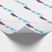 Zeer supernaturaal kerstfeest cadeaupapier (Hoek)