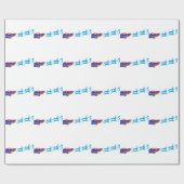 Zeer supernaturaal kerstfeest cadeaupapier (Vlak)