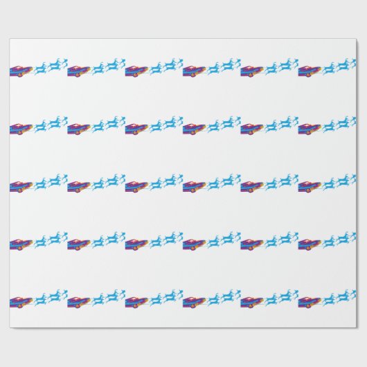 Zeer supernaturaal kerstfeest cadeaupapier (Vlak)