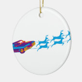 Zeer supernaturaal kerstfeest keramisch ornament (Links)