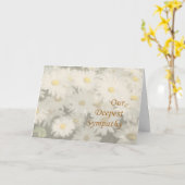 Zeer sympathie - Dasies Kaart (Gele Bloem)