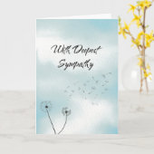 Zeer sympathie Unisex Classic Dandelion Kaart (Gele Bloem)