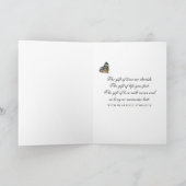 Zeer sympathie voor Butterfly Kaart (Binnen)