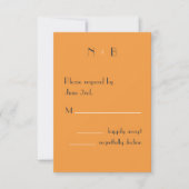 Zeer Tangerine RSVP (Voorkant)