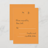 Zeer Tangerine RSVP (Voorkant / Achterkant)