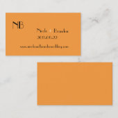 Zeer Tangerine Weddenschap Website Informatiekaartje (Voorkant / Achterkant)