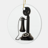 ZEER  TELEFOONORNATIE KERAMISCH ORNAMENT (Links)