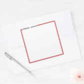 Zeer Traditionele Monogram Naam Gift Sticker (Envelop)
