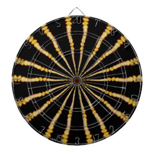 Zeer trippy Psychedelic Dart Board Dartbord