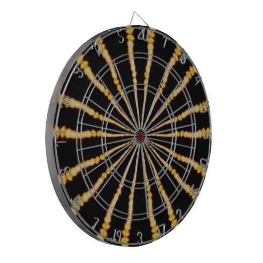 Zeer trippy Psychedelic Dart Board Dartbord (Voorkant Links)