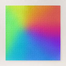 Zeer uitdagende, heldere regenbooggradiënt puzzel
