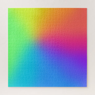Zeer uitdagende, heldere regenbooggradiënt puzzel