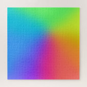 Zeer uitdagende, heldere regenbooggradiënt puzzel legpuzzel (Horizontaal)