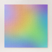 Zeer uitdagende pastelregenbooggradiënt puzzel legpuzzel (Horizontaal)