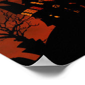 Zeer uitgesproken halloween Scene met Giant Moon Poster (Hoek)